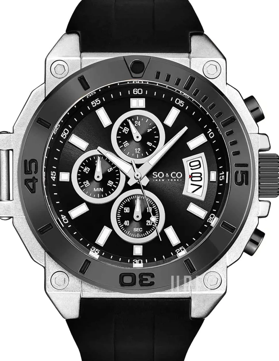 Hudson Svart/Gummi Ø50 mm