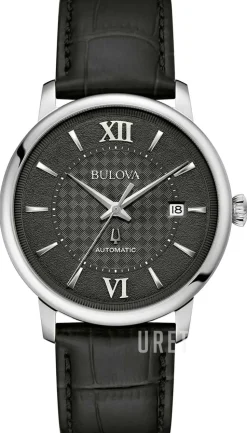 Hudson Svart/Läder Ø39 mm