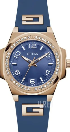 Hype Blå/Roséguldstonat stål Ø36 mm