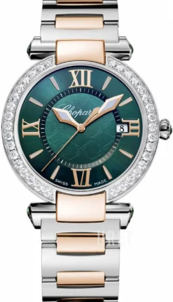 Imperiale Grön/18 karat roséguld Ø36 mm