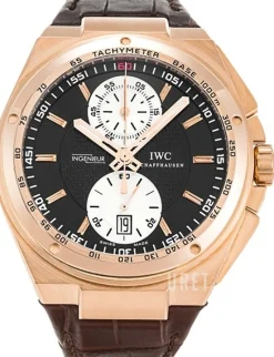 Ingenieur Svart/Läder Ø45.5 mm