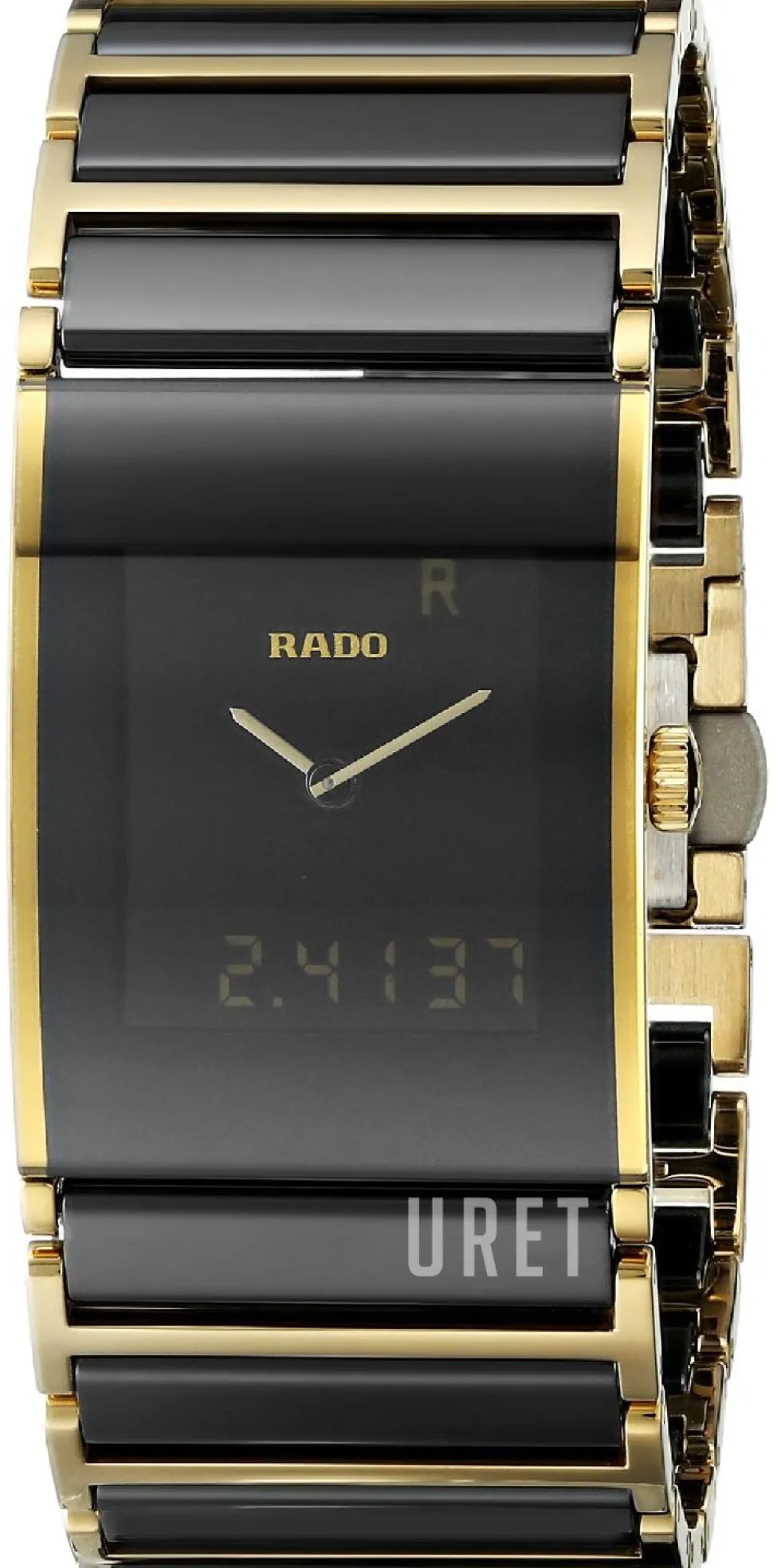 Integral Svart/Gulguldtonat stål