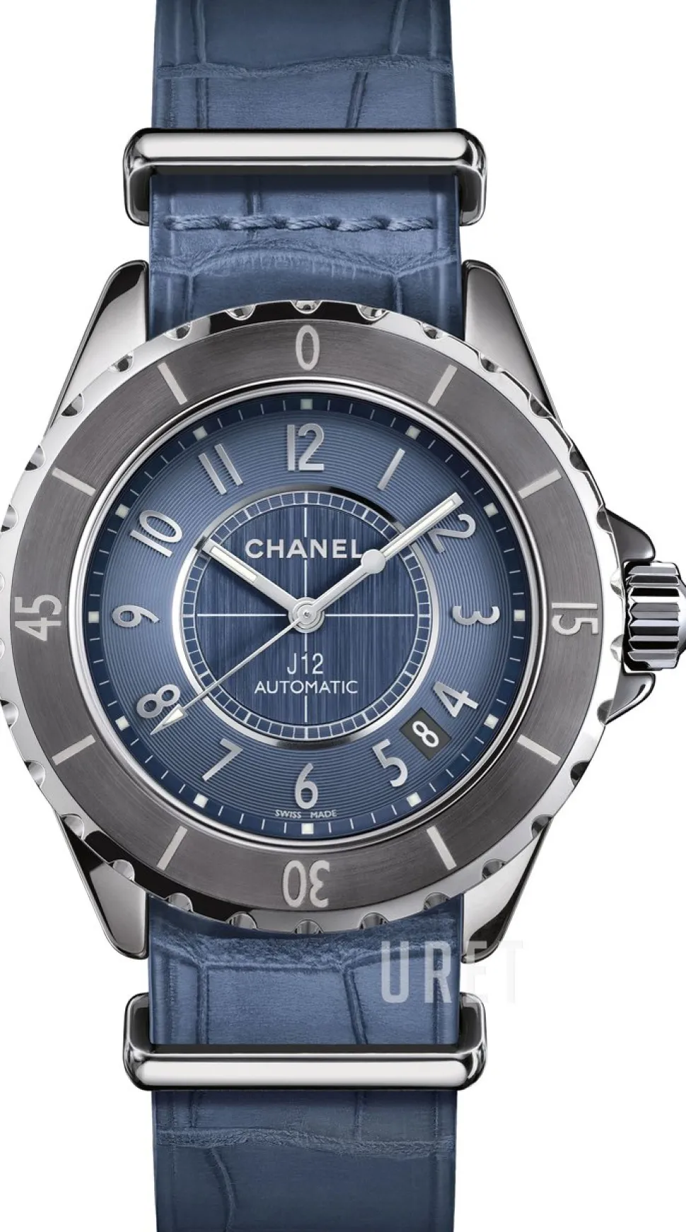 J12 Blå/Stål Ø38 mm