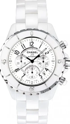 J12 Chronograph Vit/Keramik Ø41 mm