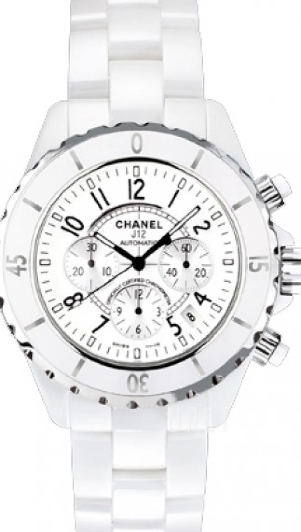 J12 Chronograph Vit/Keramik Ø41 mm