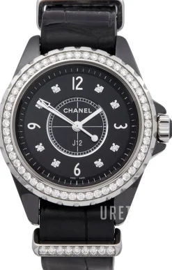 J12 Svart/Läder Ø33 mm