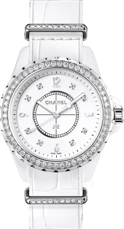 J12 Vit/Läder Ø33 mm