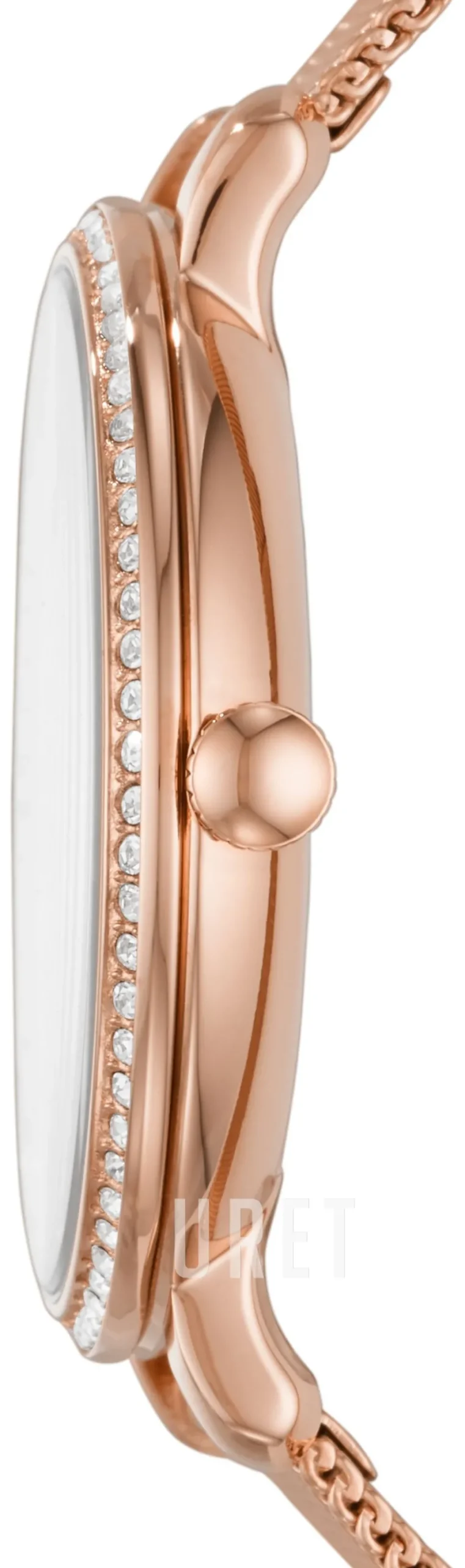 Jacqueline Roséguldstonad/Roséguldstonat stål Ø36 mm