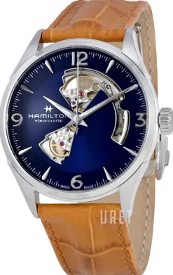 Jazzmaster Blå/Läder Ø42 mm