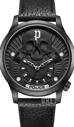 Jet Svart/Läder Ø44 mm