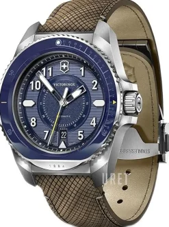 Journey 1884 Blå/Läder Ø43 mm