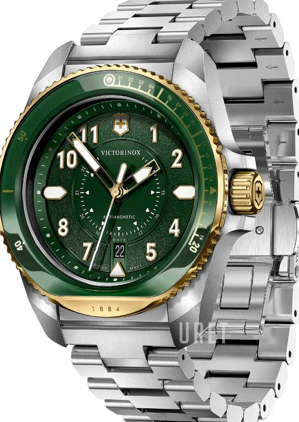 Journey 1884 Grön/Stål Ø43 mm