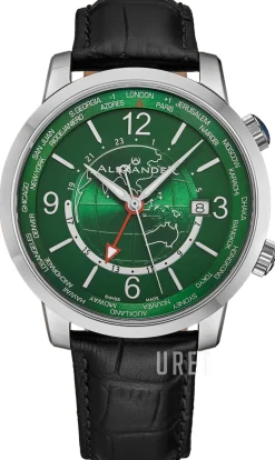 Journeyman Grön/Läder Ø42 mm