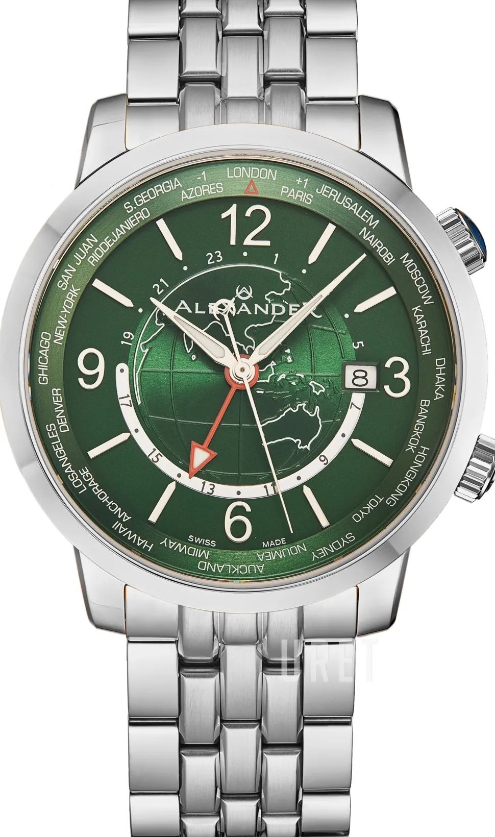 Journeyman Grön/Stål Ø42 mm