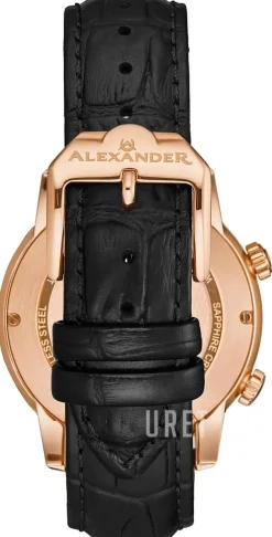 Journeyman Svart/Läder Ø42 mm