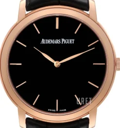 Jules Audemars Svart/Läder Ø41 mm