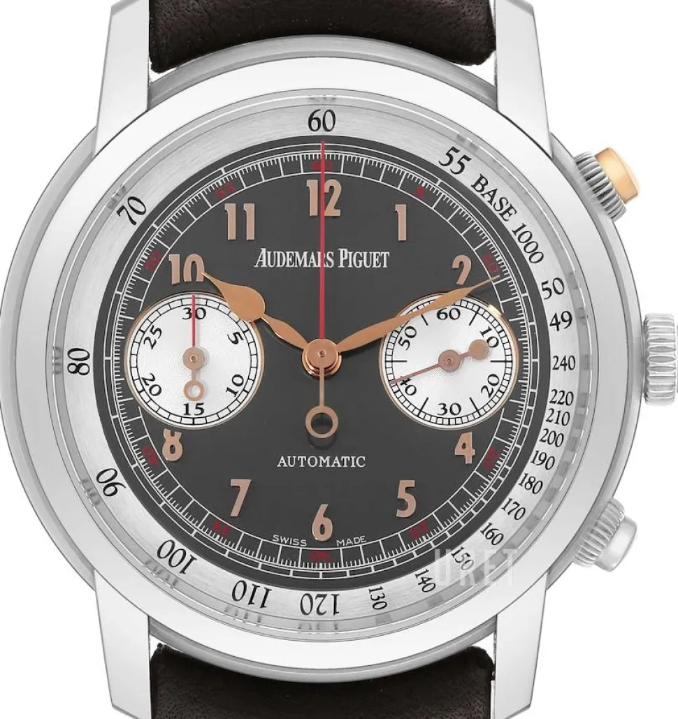 Jules Audemars Svart/Läder Ø41 mm