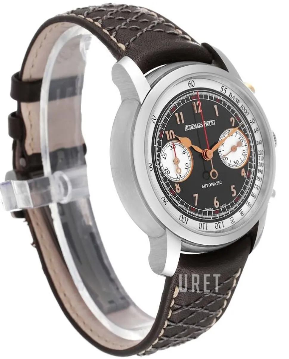 Jules Audemars Svart/Läder Ø41 mm