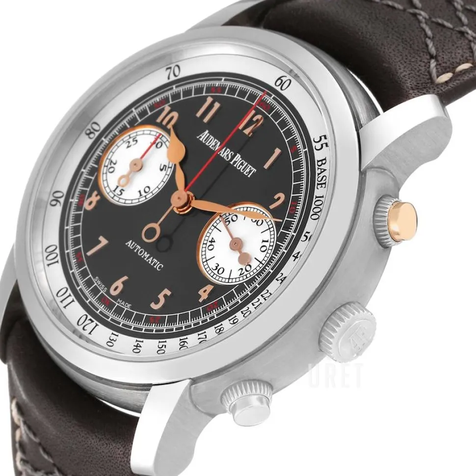 Jules Audemars Svart/Läder Ø41 mm