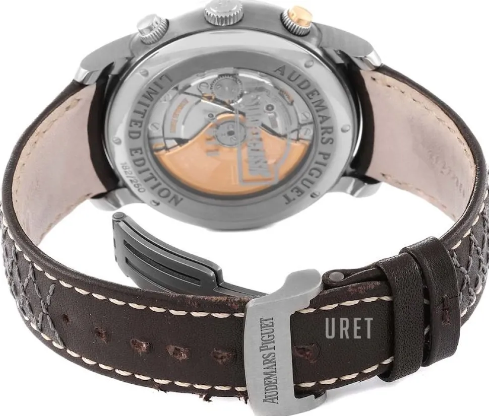 Jules Audemars Svart/Läder Ø41 mm