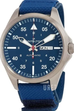 Khaki Aviation Pilot Blå/Textil Ø42 mm