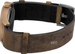 Khaki Field Vit/Läder Ø38 mm