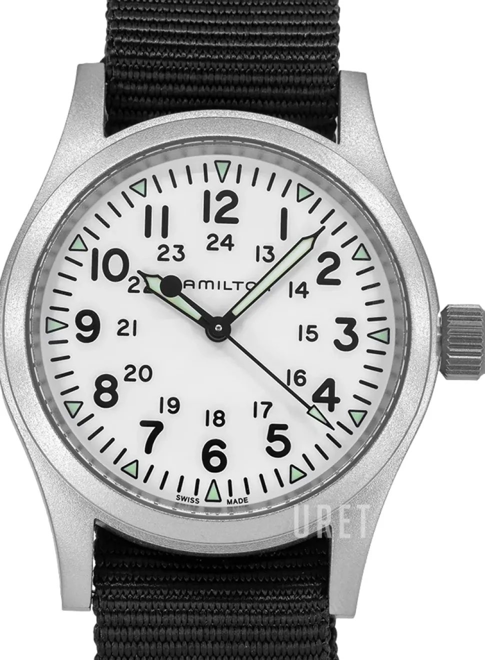 Khaki Field Vit/Textil Ø38 mm