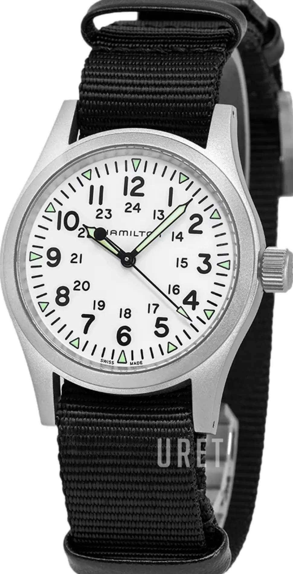 Khaki Field Vit/Textil Ø38 mm