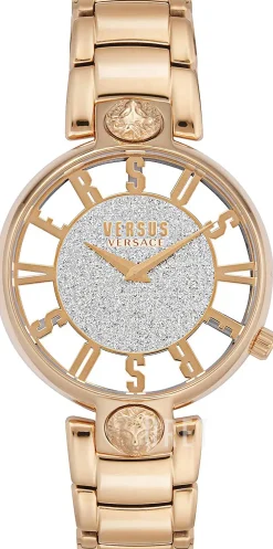 Kirstenhof Silverfärgad/Roséguldstonat stål Ø36 mm