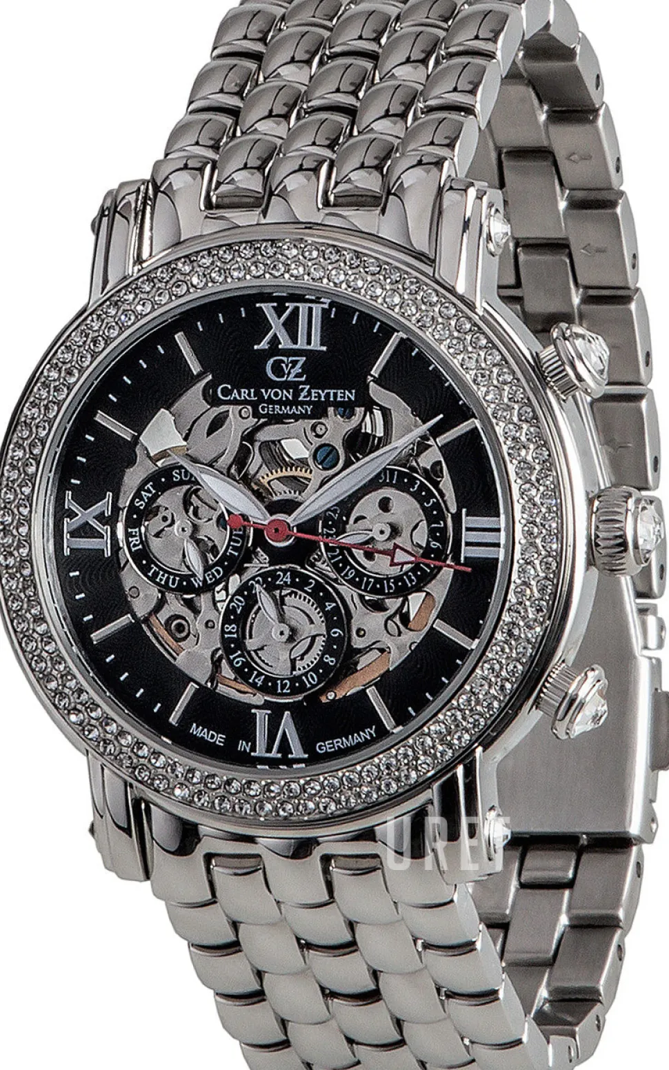 Kniebis Svart/Stål Ø40 mm