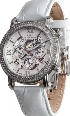 Kniebis Vit/Läder Ø40 mm