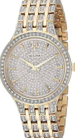 Kristallinfattad/Gulguldtonat stål Ø32 mm