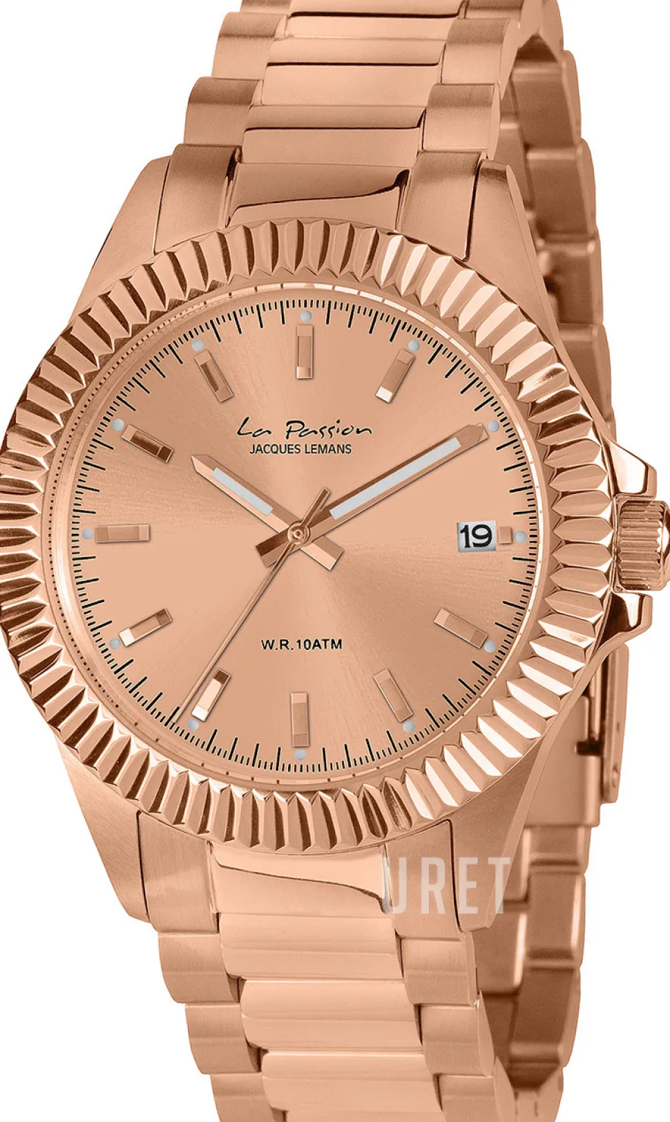 La Passion Roséguldstonad/Roséguldstonat stål Ø38 mm