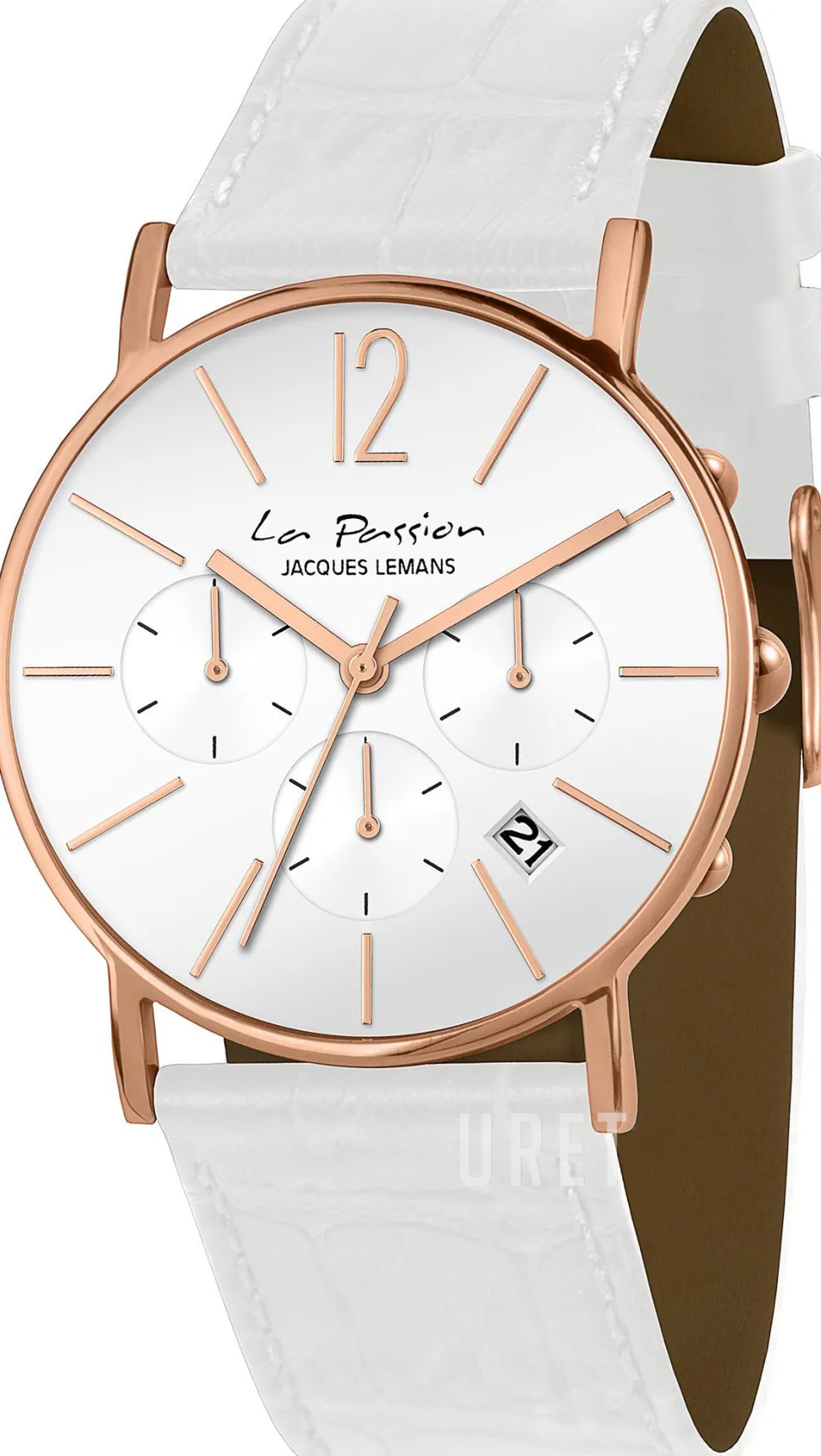 La Passion Vit/Läder Ø40 mm