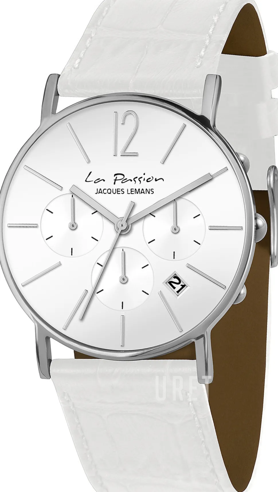 La Passion Vit/Läder Ø40 mm