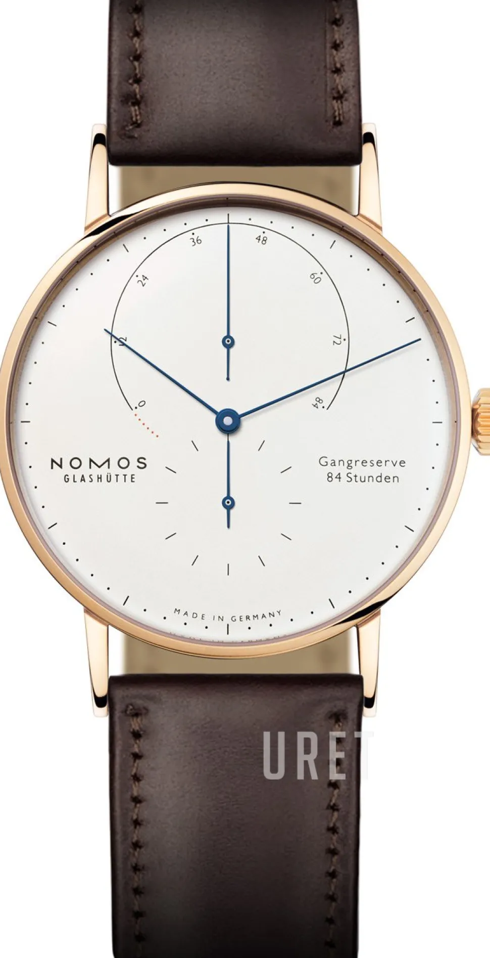 Lambda Vit/Läder Ø42 mm