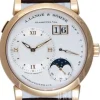 Lange 1 Moon Phase Vit/Läder Ø38.5 mm