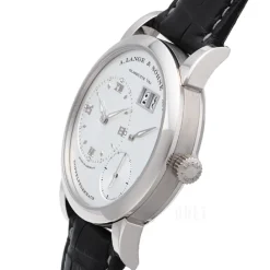 Lange 1 Silverfärgad/Läder Ø38.5 mm