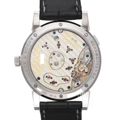 Lange 1 Silverfärgad/Läder Ø38.5 mm