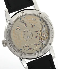 Lange 1 Silverfärgad/Läder Ø38.5 mm