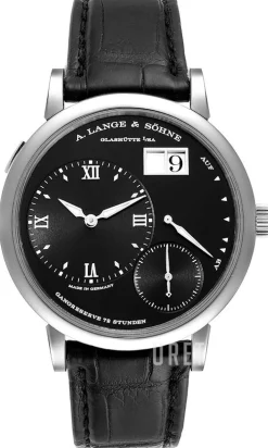 Lange 1 Svart/Läder Ø40.9 mm