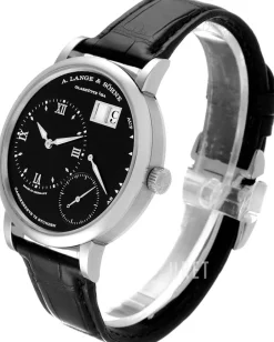 Lange 1 Svart/Läder Ø40.9 mm