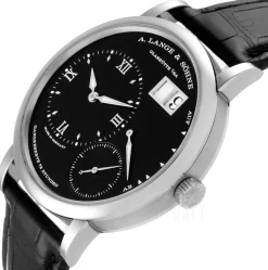 Lange 1 Svart/Läder Ø40.9 mm