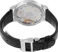 Lange 1 Svart/Läder Ø40.9 mm