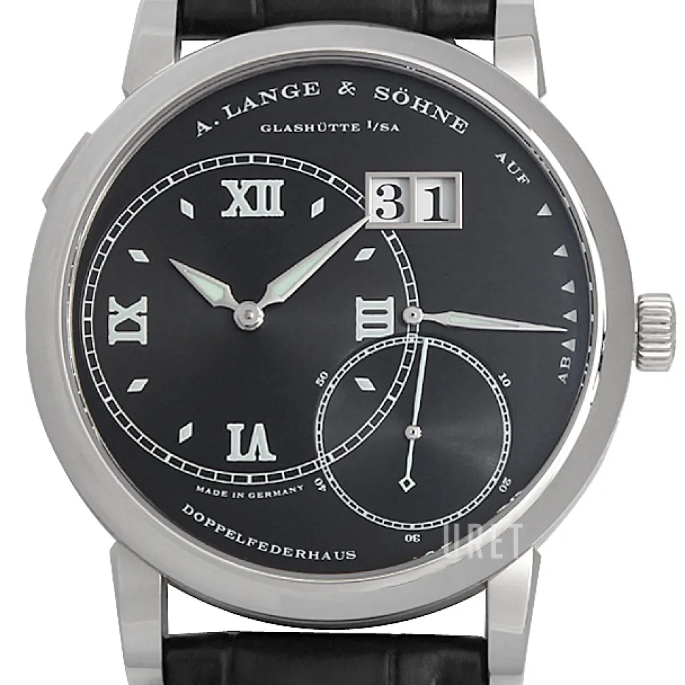 Lange 1 Svart/Läder Ø42 mm