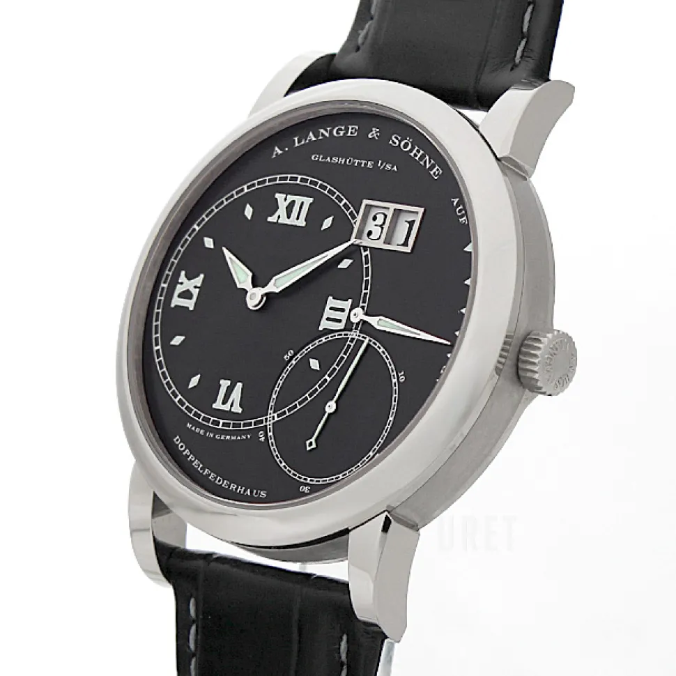 Lange 1 Svart/Läder Ø42 mm
