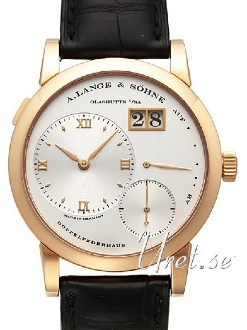 Lange 1 Vit/Läder Ø38.5 mm