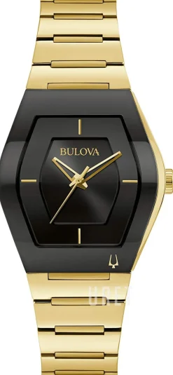 Latin Svart/Gulguldtonat stål