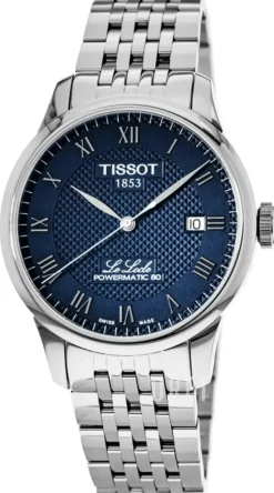 Le Locle Blå/Stål Ø39 mm