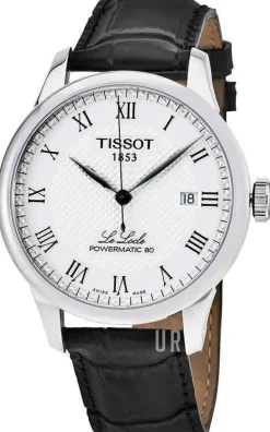 Le Locle Silverfärgad/Läder Ø39.3 mm